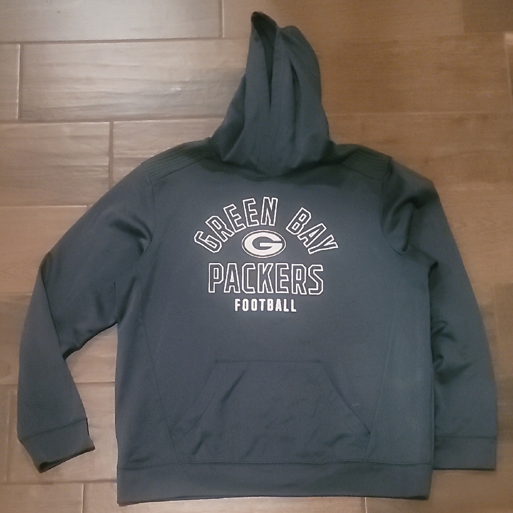 Green Bay Packers Football Hoodie - Black